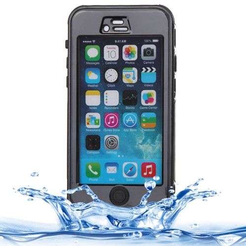 ABS Material Waterproof Protective Case with Button & Touch Screen Function for iPhone 6 & 6S(Black)