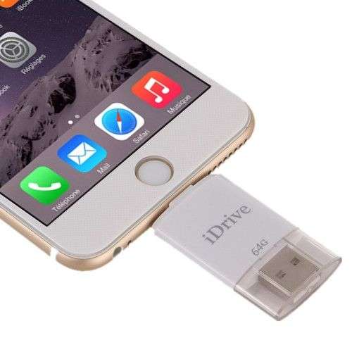 64GB 8 Pin USB iDrive iReader Flash Memory Stick for iPhone 6 & 6s iPhone 6 Plus & 6s Plus iPhone...