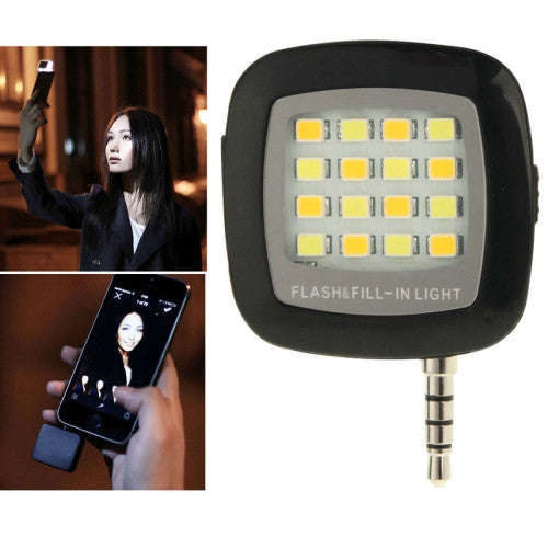 Universal Night Using Selfie Enhancing LED Flash Light for iPhone & Android Smartphones & Tablets...