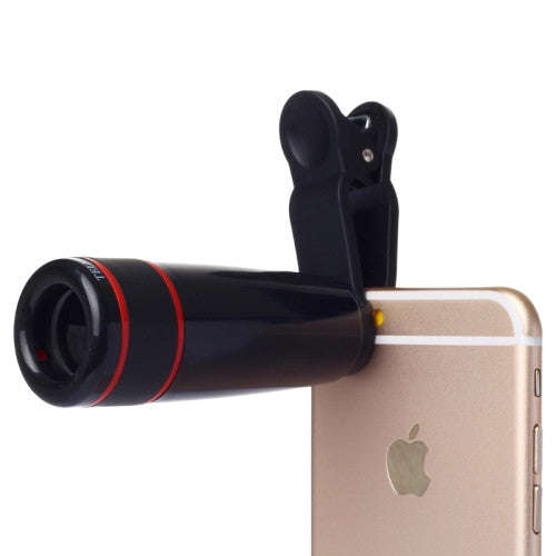 8x Zoom Telescope Telephoto Camera Lens with Clip for iPhone 6 & 6 PlusiPhone 5 & 5S & 5C(Black)