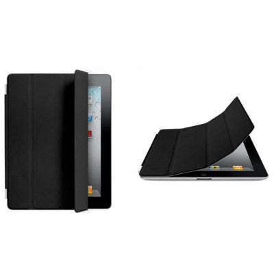 Ultra Thin Smart Cover with Holder for iPad 4 / iPad 3 / iPad 2 (Black)