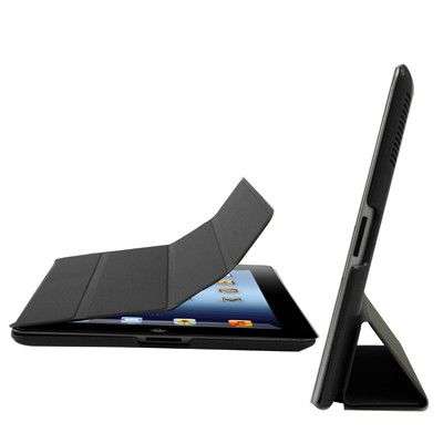 3 in 1 (Smart Cover with Sleep / Wake-up function + Back Cover + Holder) for iPad 4 / New iPad (i...