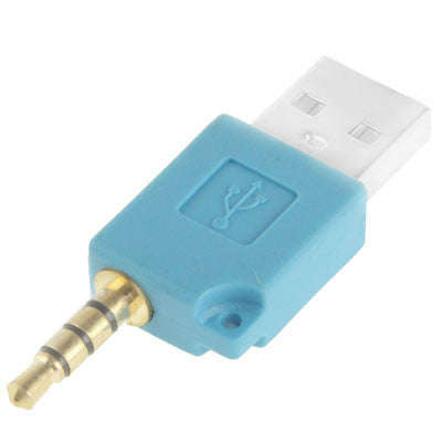 USB Data Dock Charger Adapter for iPod shuffle 3rd / 2nd Length: 4.6cm (Blue)