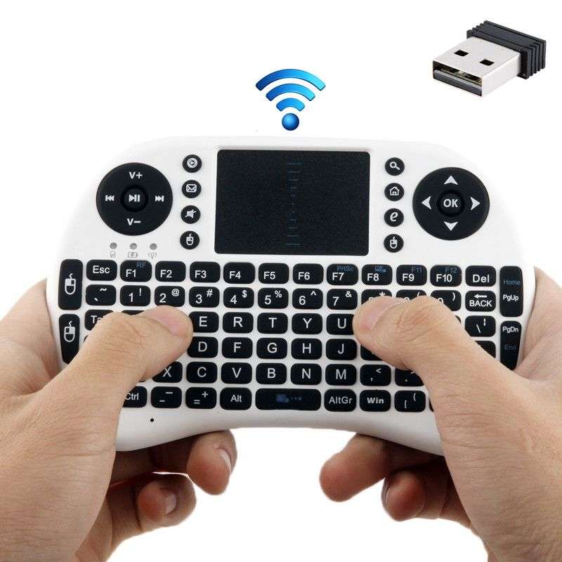 Rii 2.4GHz 92 Keys Mini Wireless Keyboard Mouse Combo with Touchpad