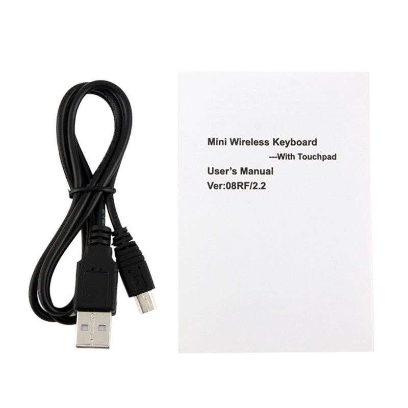 Rii 2.4GHz 92 Keys Mini Wireless Keyboard Mouse Combo with Touchpad