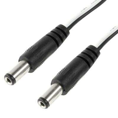 5.5 x 2.1mm DC Male Universal Power Cable Length: 0.5m