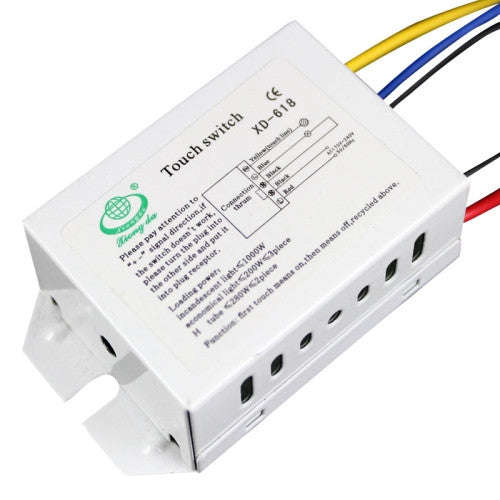 LED Electrostatic Inductive Touch Sensor Light Switch (120~240V) XD618