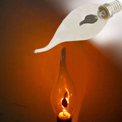 YouOKLight E14 1.6W Red Light 120LM High Power Flame-Shaped LED Globe Bulb Lamp AC 220V