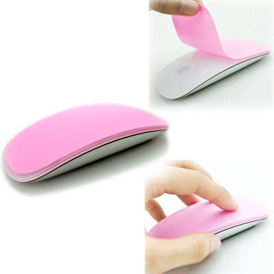 Silicone Soft Mouse Protector Cover Skin for MAC Apple Magic Mouse  (Pink)