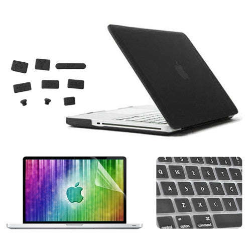 ENKAY 4 in 1 Frosted Hard Shell Plastic Protective Case with Screen Protector & Keyboard Guard & ...