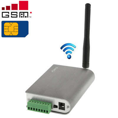 Free Go GSM Based Wireless SMS Control Gate Door Opener Network: GSM 900 / 1800 (1 Output / 2 Inp...