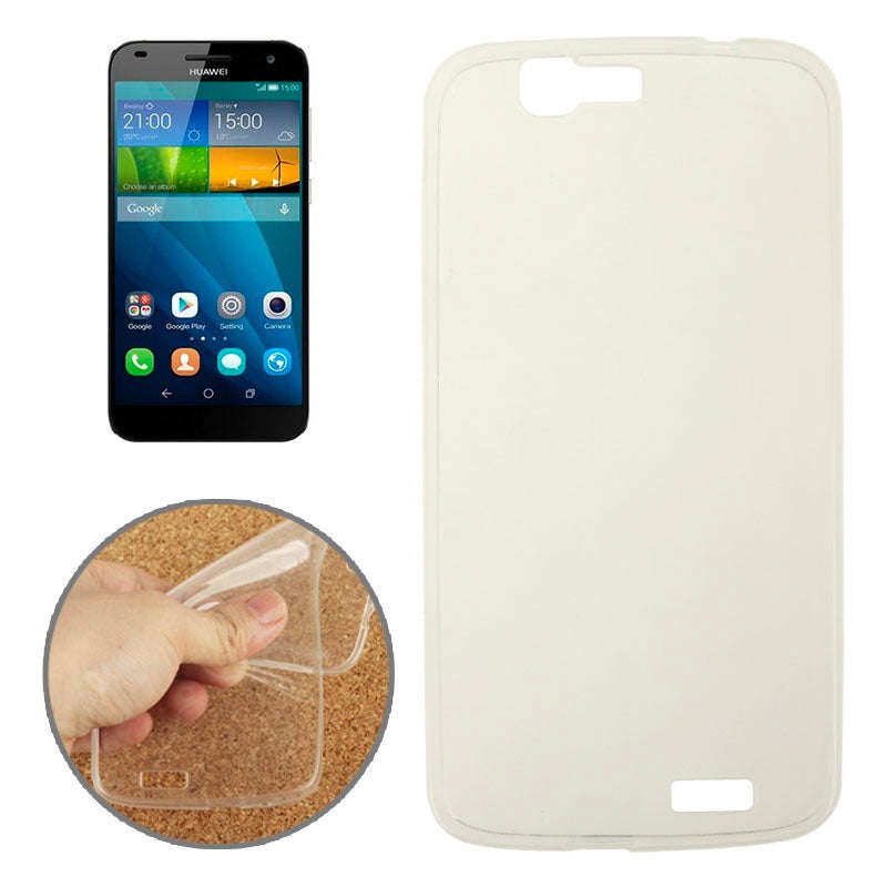0.7mm Ultra-thin TPU Transparent Protective Case for Huawei Ascend G7 / C199(Transparent)