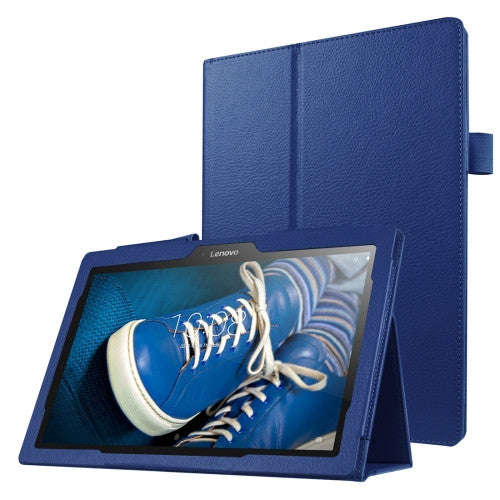 Litchi Texture Horizontal Flip Solid Color Leather Case with Holder for Lenovo TAB 2 A10-30 X30F ...