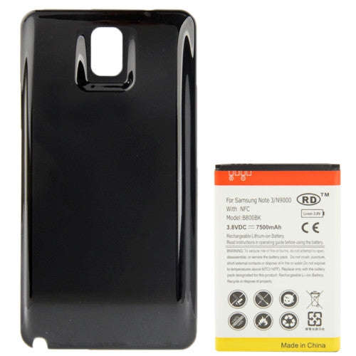 7500mAh Replacement Mobile Phone Battery with NFC & Back Door Cover for Samsung Galaxy Note III /...