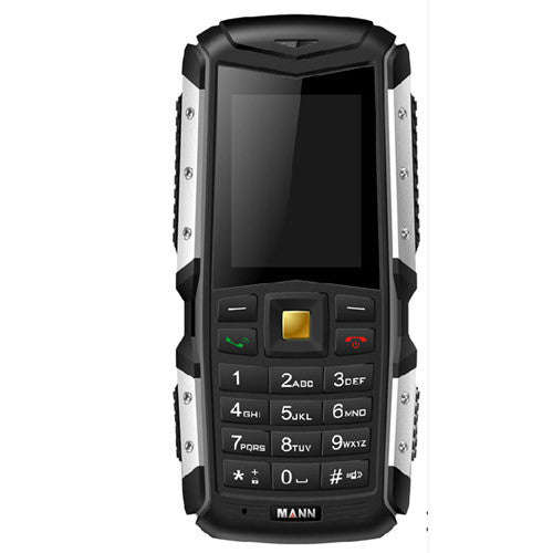 MANN ZUG S Phone Network: 2G Life Waterproof Dustproof Shockproof 2.0 inch MTK6260A Dual SIM(Grey)