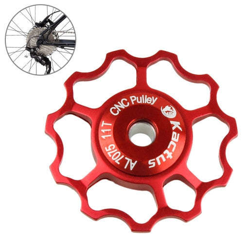 KACTUS Aluminum Jockey Wheel Rear Derailleur Pulley SHIMANO SRAM 11T(Red)
