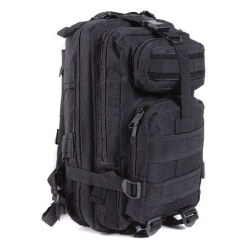 Unisex Outdoor Military Tactical Backpack Camping Hiking Rucksacks(Black)