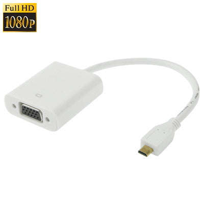 Micro HDMI Male to VGA Female Video Adapter Cable Support Full HD 1080P Length: 22cm