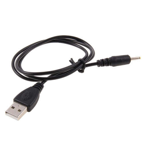 USB to 2.5mm DC Charging Cable Length: 65cm