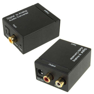 Digital Optical Coaxial Toslink to Analog RCA Audio Converter