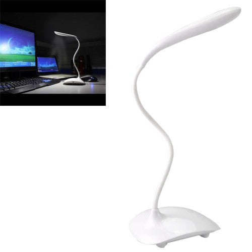 USB Touch Switch 2 Rows LED Flexible Table Lamp 3-level Brightness Switching Adjustable Lighting ...