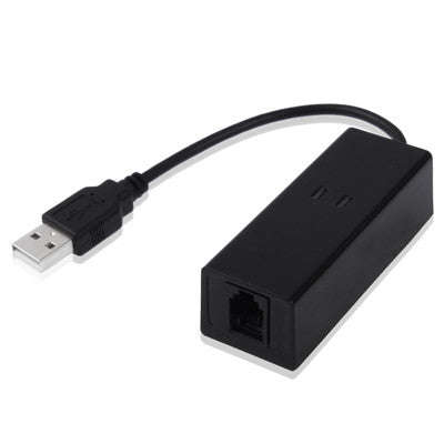USB 2.0 56K V.92 / V.90 External Dial up Voice Fax Data Modem(Black)
