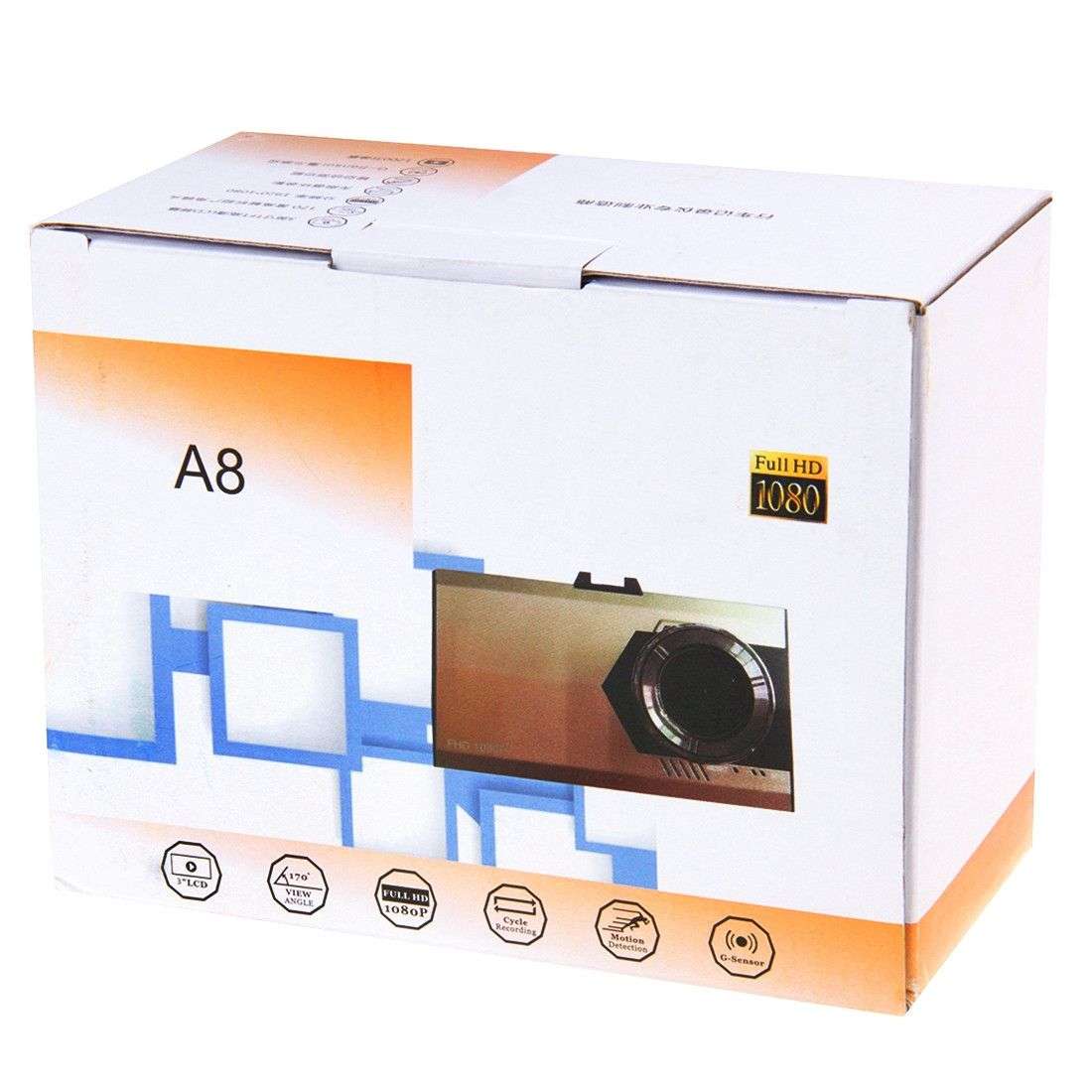 A8 1080P Full HD 170 Degree Car DVR