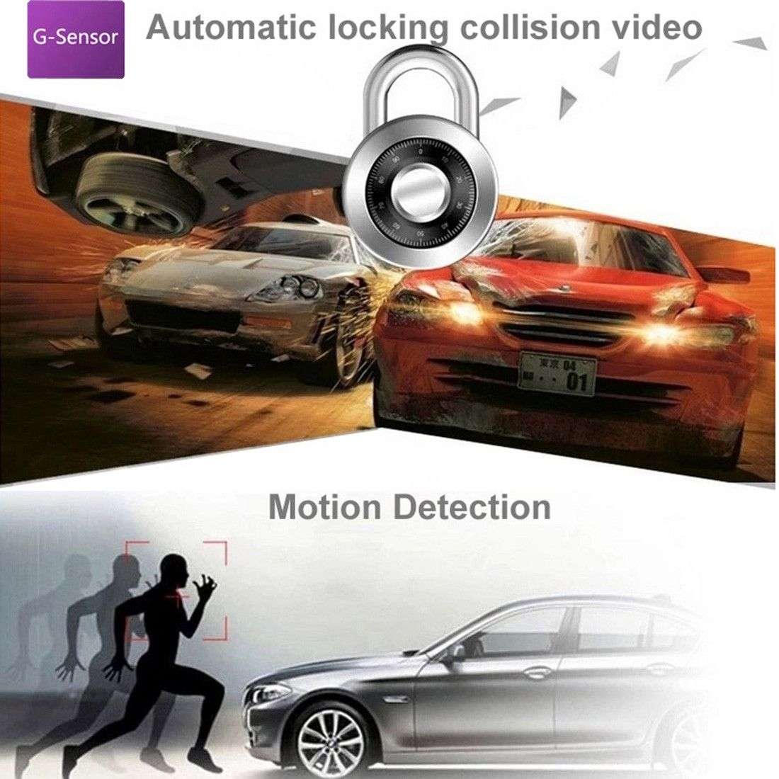 A8 1080P Full HD 170 Degree Car DVR