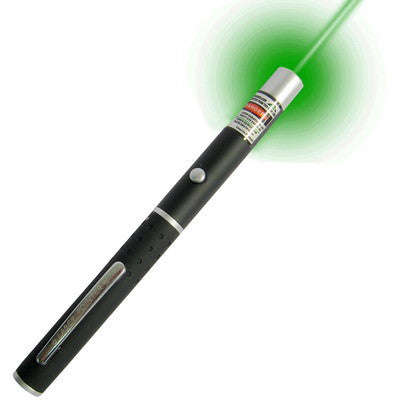 Green Beam Laser Pointer Pen Max Output: 4mw(Black)