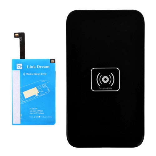QI Wireless Charging Pad and Wireless Charger Receiver for Samsung Galaxy Note4 N9100