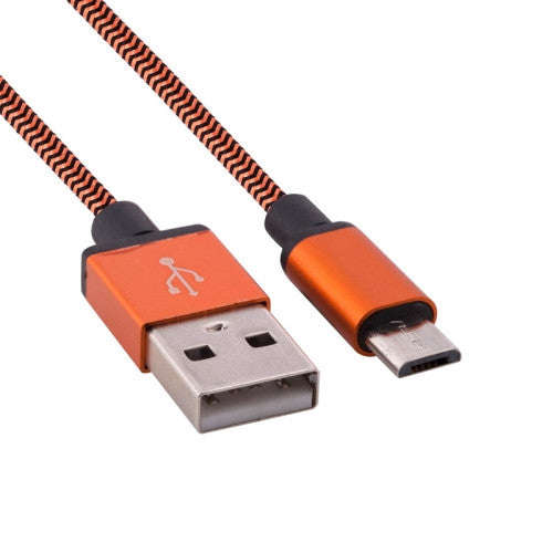 Woven Style Micro USB to USB 2.0 Data / Charger Cable for Samsung Galaxy S6 / S5 / S IV / Note 5 ...
