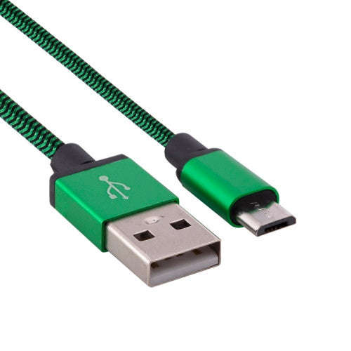 Woven Style Micro USB to USB 2.0 Data / Charger Cable for Samsung Galaxy S6 / S5 / S IV / Note 5 ...