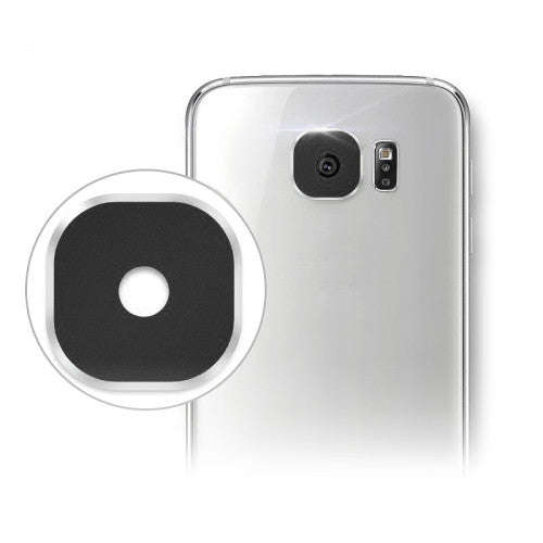 Hat-Prince Rear Camera Lens Protective Cover for Samsung Galaxy S6 / S6 Edge(Black)