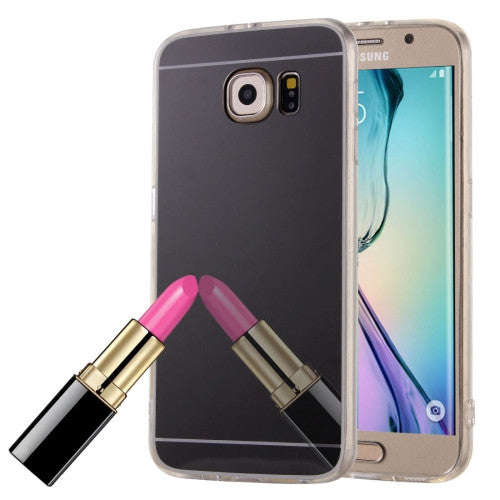 For Samsung Galaxy S6 / G920 Electroplating Mirror TPU Protective Case(Black)
