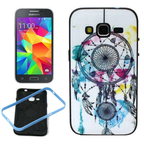 Pattern Plain Weave Texture Combination Case for Samsung Galaxy Core Prime / G360