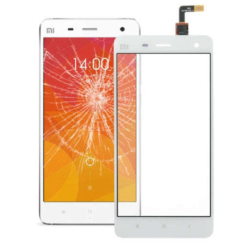 Touch Screen Digitizer Glass Lens Replacement Part for Xiaomi Mi4(White)