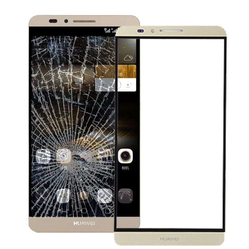 Front Screen Outer Glass Lens for Huawei Ascend Mate 7(Gold)