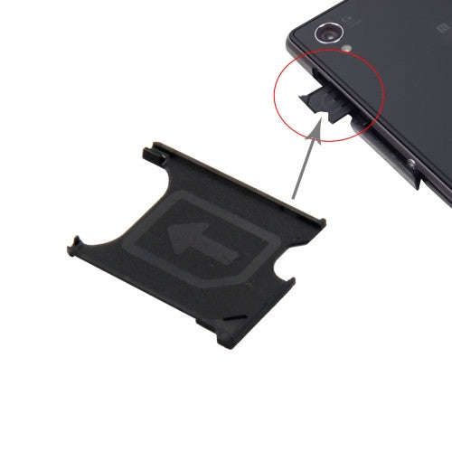 iPartsBuy Micro SIM Card Tray for Sony Xperia Z1 / L39h
