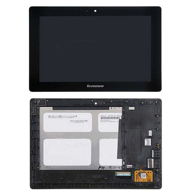iPartsBuy LCD Screen + Touch Screen Digitizer Assembly with Frame for Lenovo Idea Tab S6000(Black)