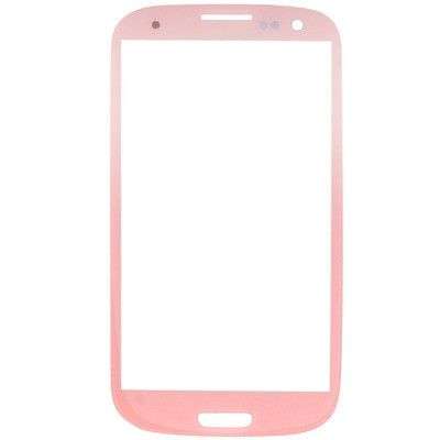 Original Front Screen Outer Glass Lens for Samsung Galaxy S3 / SIII / i9300 (Pink) - Pink