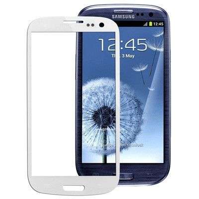 Original Front Screen Outer Glass Lens for Samsung Galaxy S3 / SIII / i9300 (White) - White