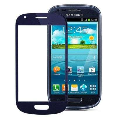 Original Front Screen Outer Glass Lens for Samsung Galaxy S3 / SIII mini / i8190 (Navy Blue)