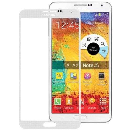 Original Front Screen Outer Glass Lens for Samsung Galaxy Note III / N9000 (White)
