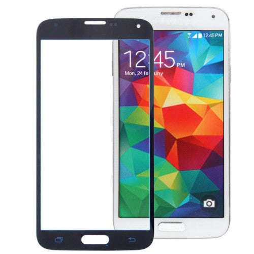 Front Screen Outer Glass Lens for Samsung Galaxy S5 / G900(Dark Blue)