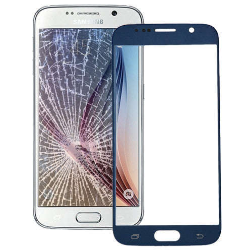 iPartsBuy Original Front Screen Outer Glass Lens for Samsung Galaxy S6 / G920(Dark Blue)