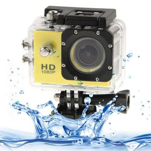 SJ4000 Full HD 1080P 1.5 inch LCD Sports Camcorder - Yellow