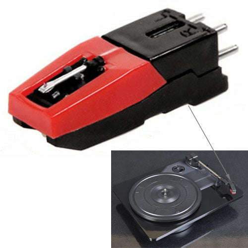 Stereo stylus Needle for Vinyl LP USB Turntable Turnplate(Black)