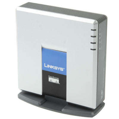 Unlocked LINKSYS PAP2T VOIP PSTN Phone Adapter with 2x Phone Ports