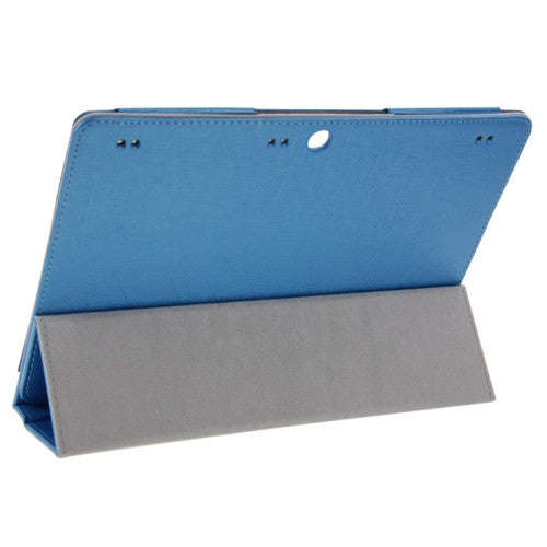 Steel Wire Texture Magnetic Horizontal Flip Leather Case with Three-Folding Holder for Lenovo Tab...