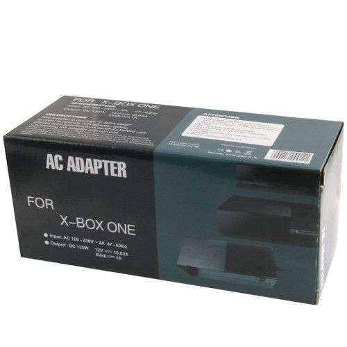 EU Plug AC Power Supply / AC Adapter for Xbox One Console (Black)